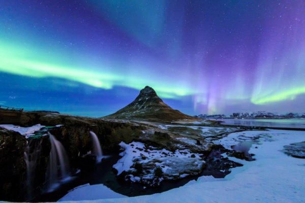 fotomural aurora boreal