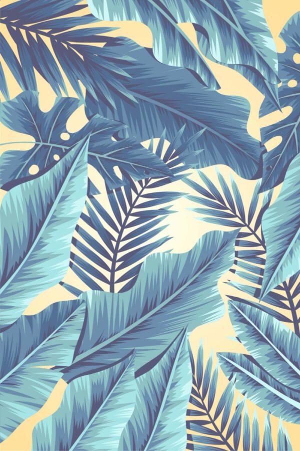 textura tropical color azul
