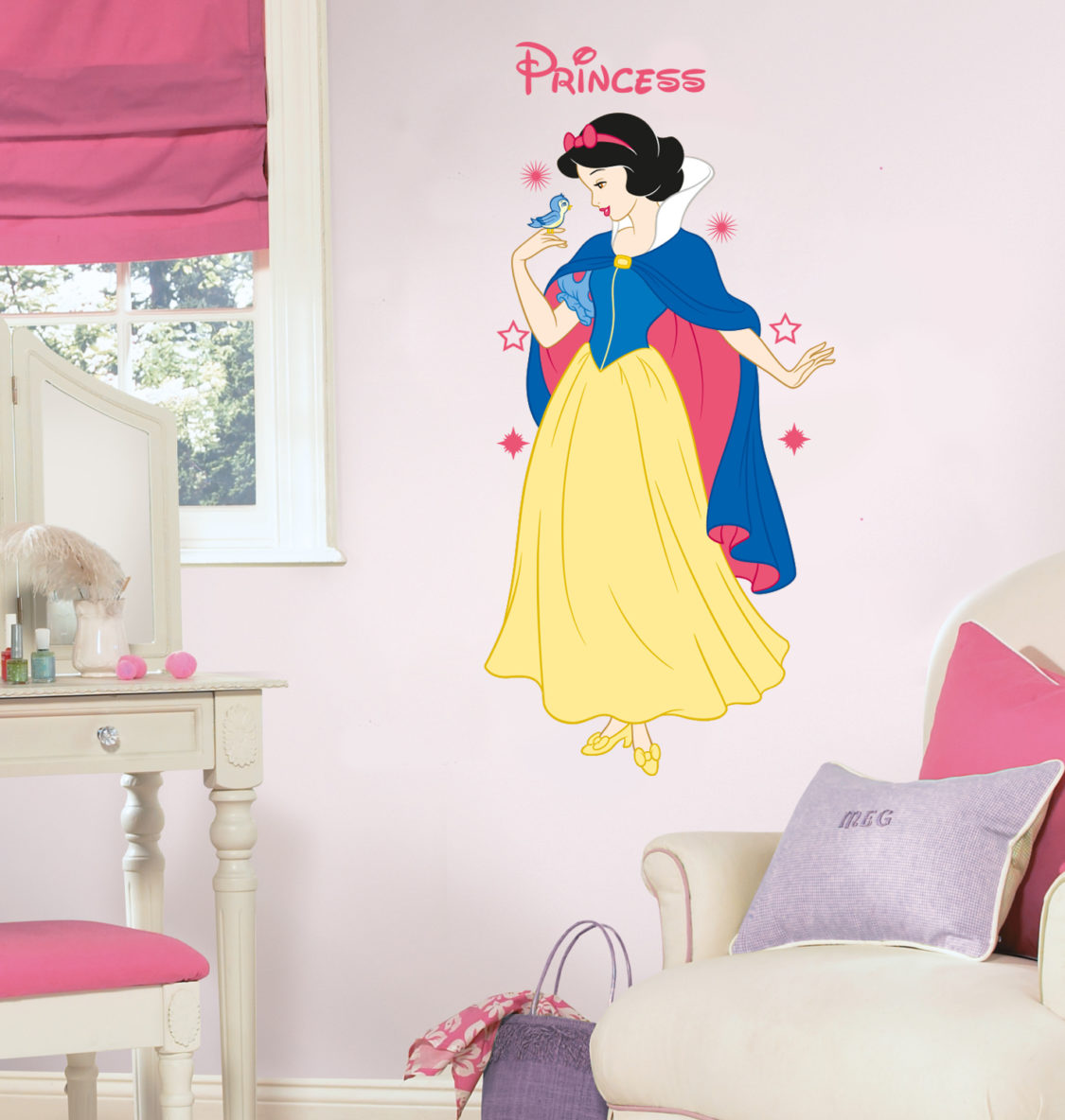 Vinilo decorativo princesas Disney